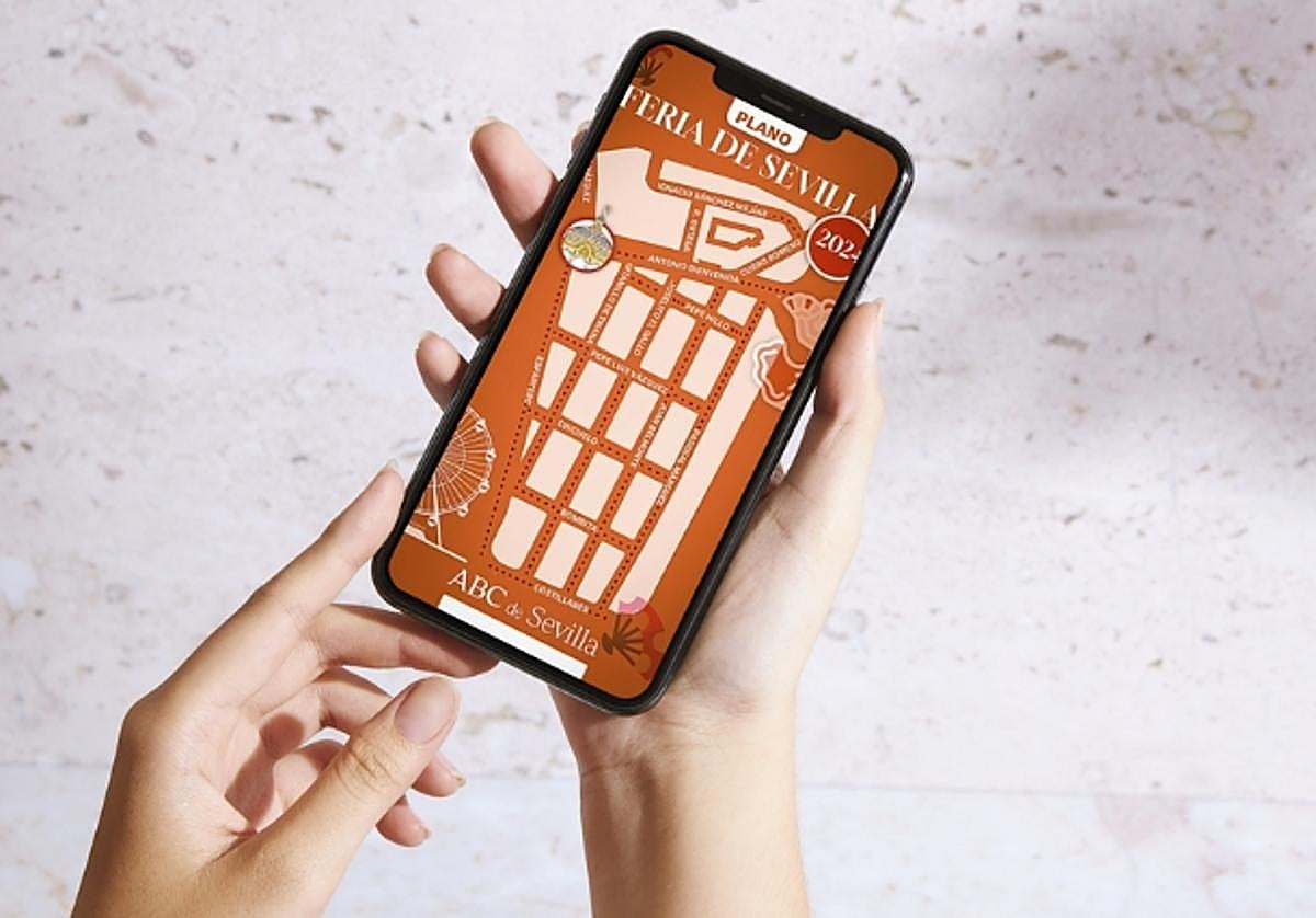 Mapa de la Feria de Abril de Sevilla de ABC
