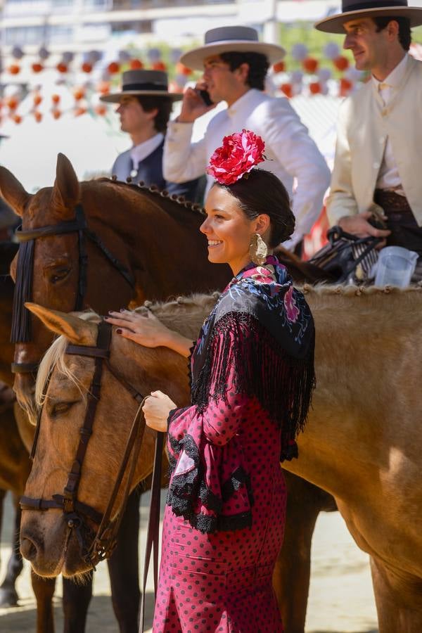 Ambiente en el real durante el domingo de Feria