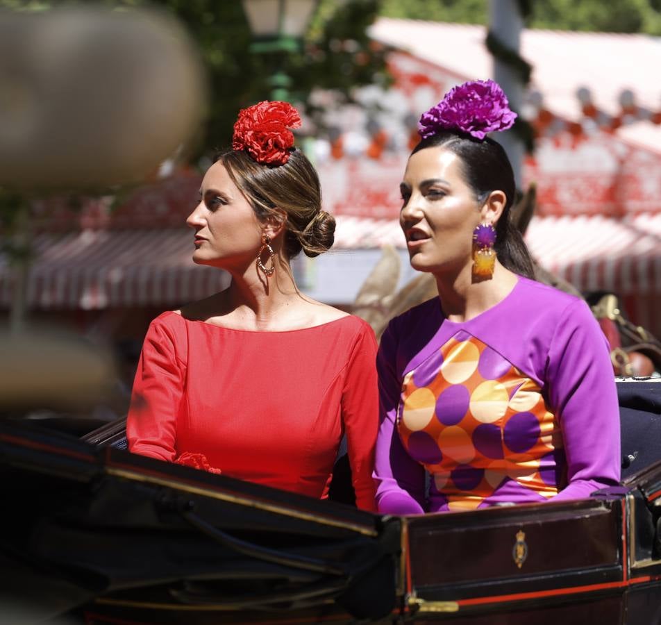 Ambiente en el real durante el domingo de Feria