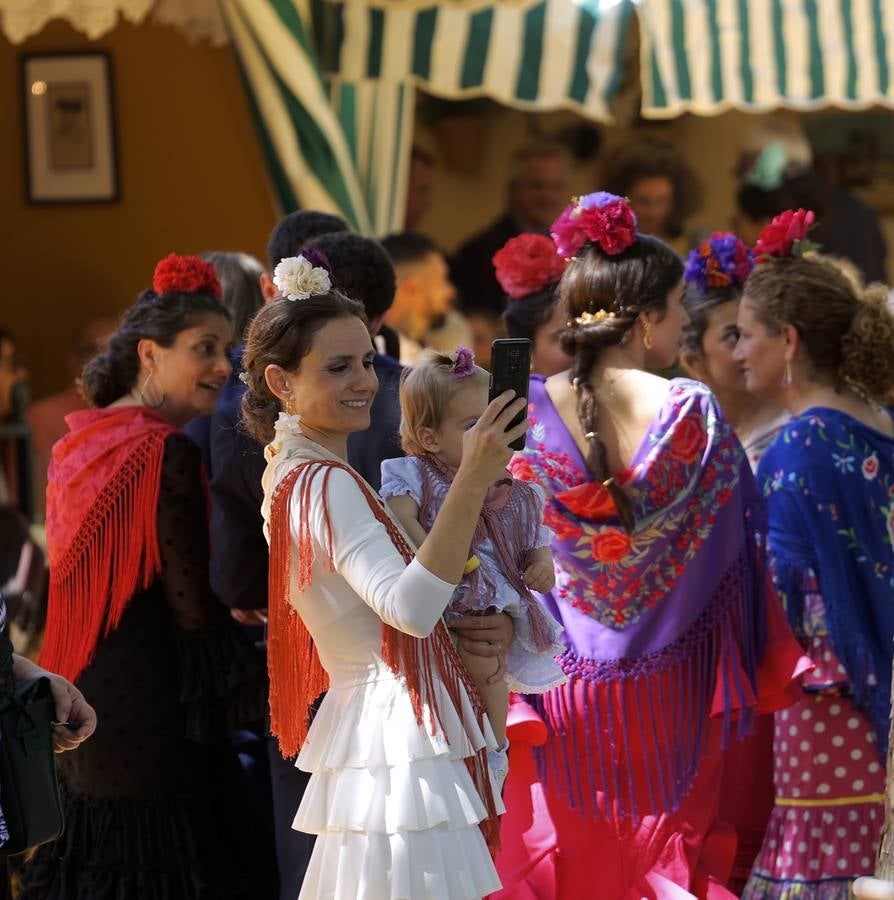 Ambiente en el real durante el domingo de Feria