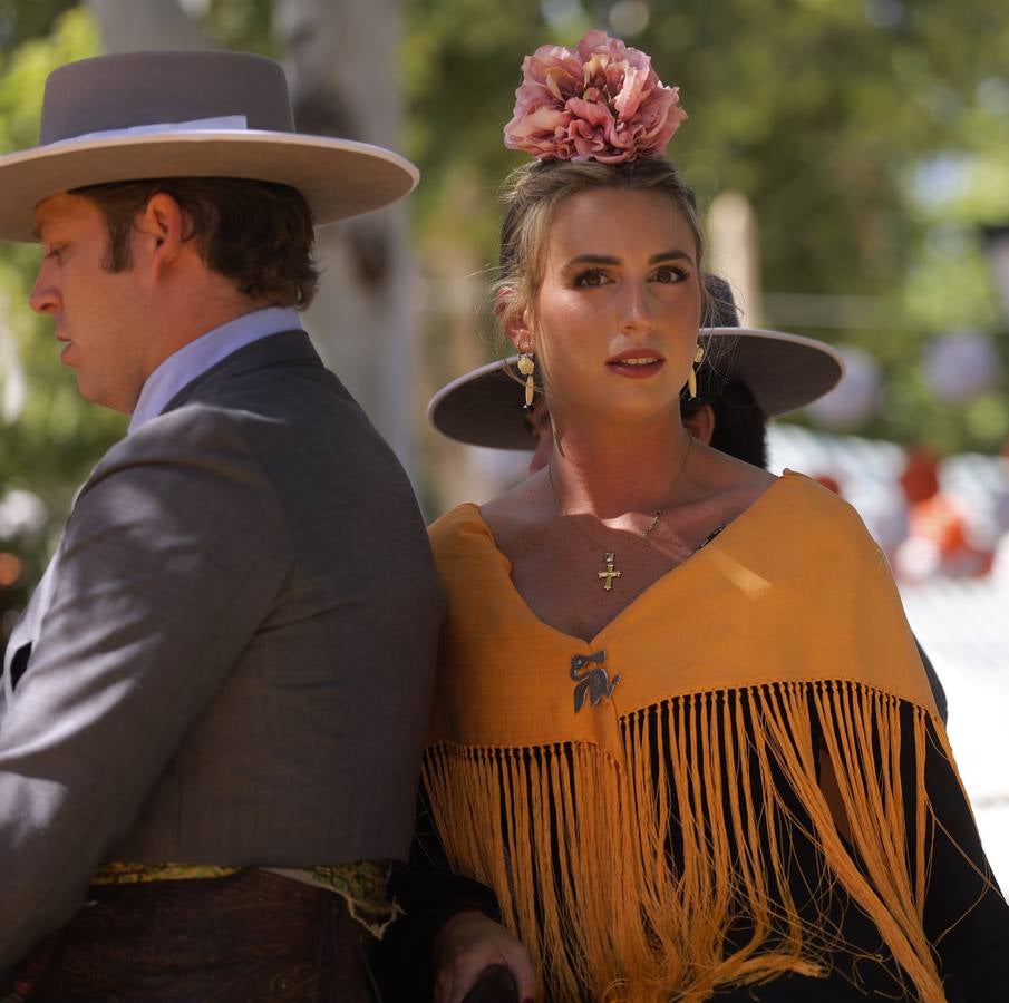 Ambiente en el real durante el domingo de Feria