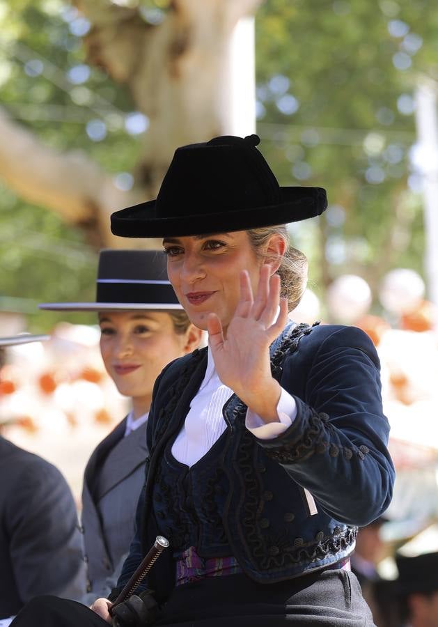 Ambiente en el real durante el domingo de Feria