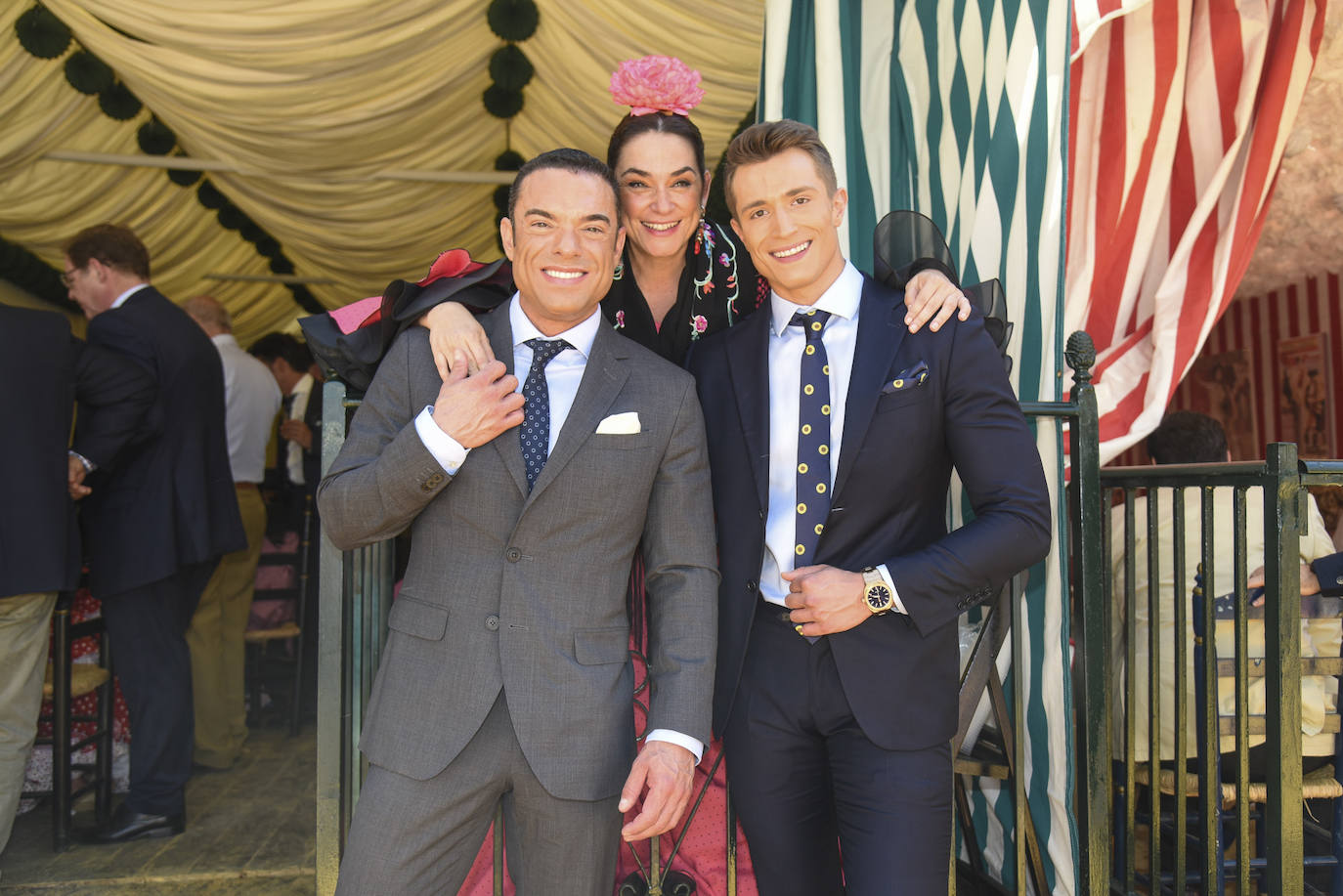 Antonio Rossi, Toñi Moreno y Hugo Fuertes