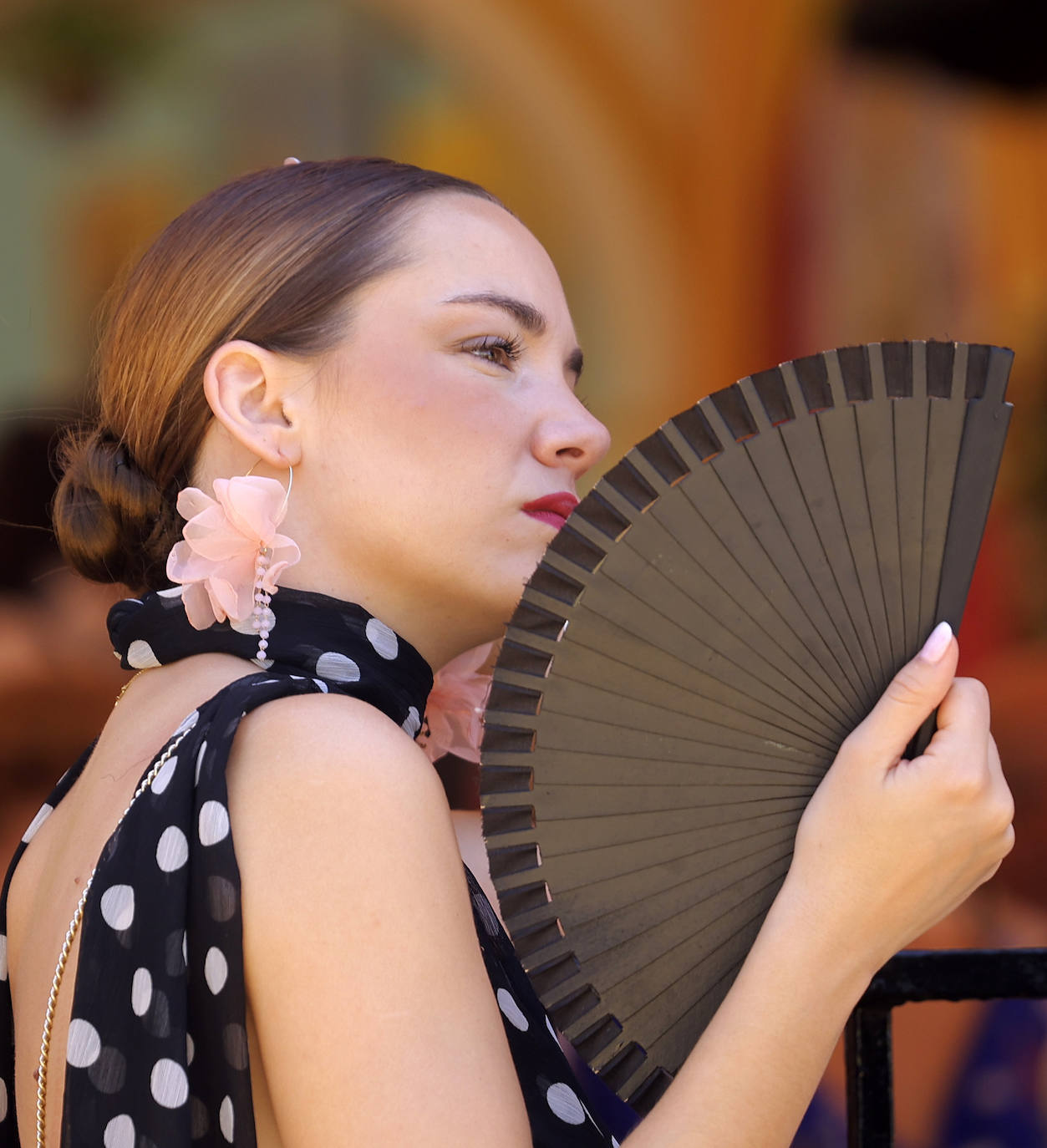Ambiente durante el martes en la Feria de Sevilla de 2024