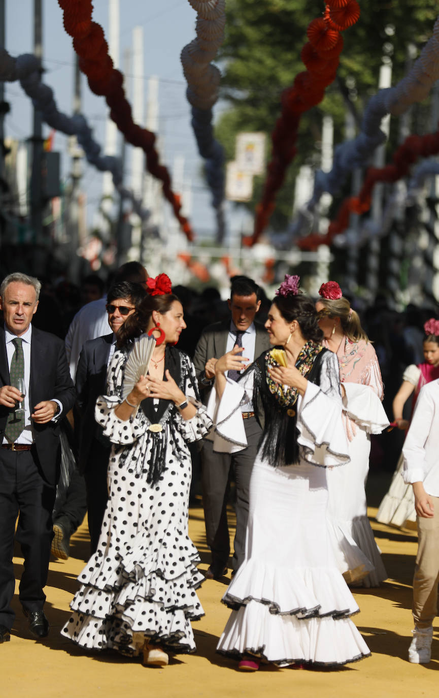 Ambiente durante el martes en la Feria de Sevilla de 2024