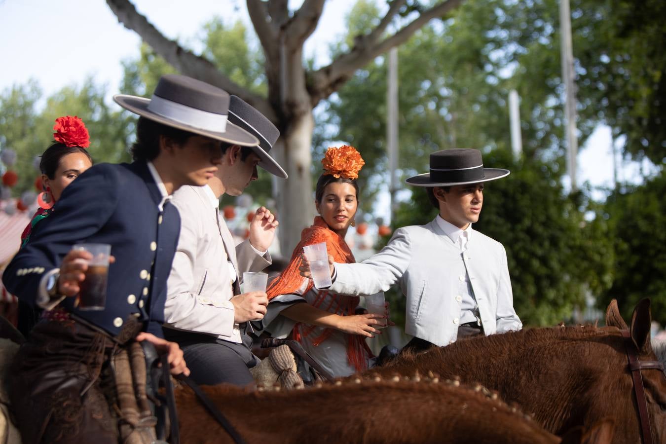 Ambiente en el real durante el miércoles de la Feria de Abril 2024