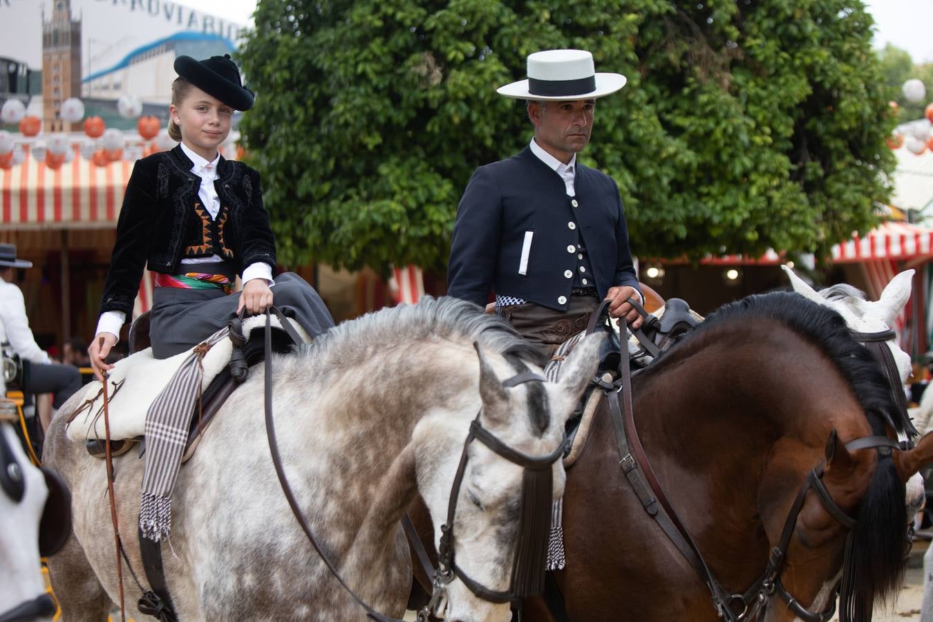 Ambiente en el real durante el miércoles de la Feria de Abril 2024