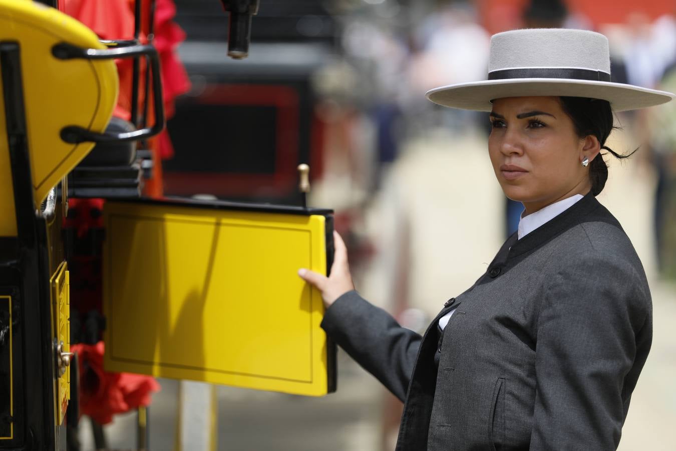 Ambiente en el real durante el miércoles de la Feria de Abril 2024