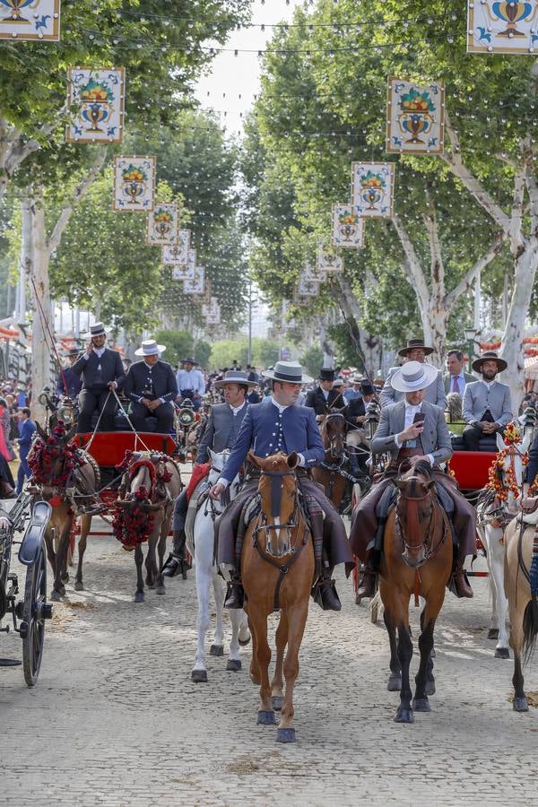 Ambiente en el real durante el miércoles de la Feria de Abril 2024