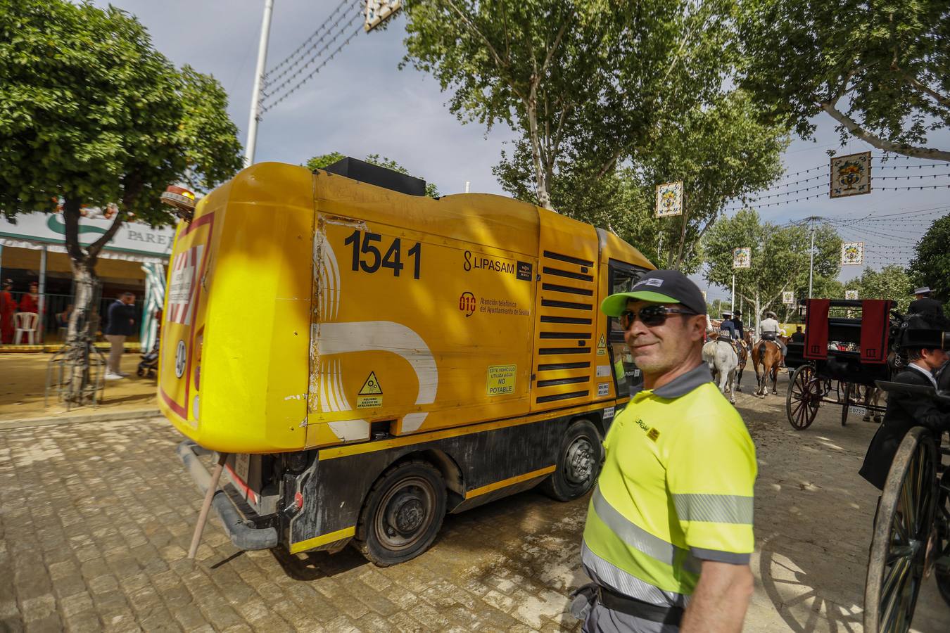 Ambiente en el real durante el miércoles de la Feria de Abril 2024