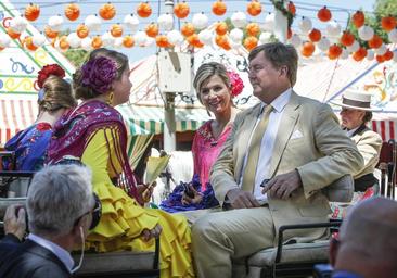 Los Reyes de Holanda vuelven a recordar su historia de amor en la Feria de Abril de Sevilla