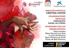 Fundación Cámara de Sevilla prepara su Gala Flamenca en beneficio de la Asociación Sevillana de Esclerosis Múltiple