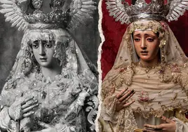 La Virgen de Montserrat, como hace un siglo