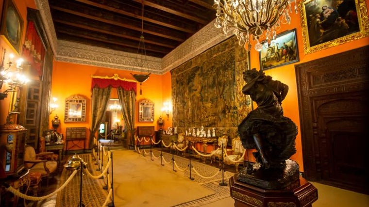 Interior de la casa palacio sevillana