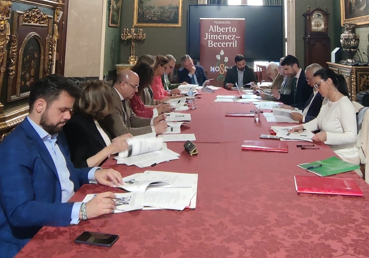 La reunión del patronato de la Fundación Alberto Jiménez-Becerril este viernes