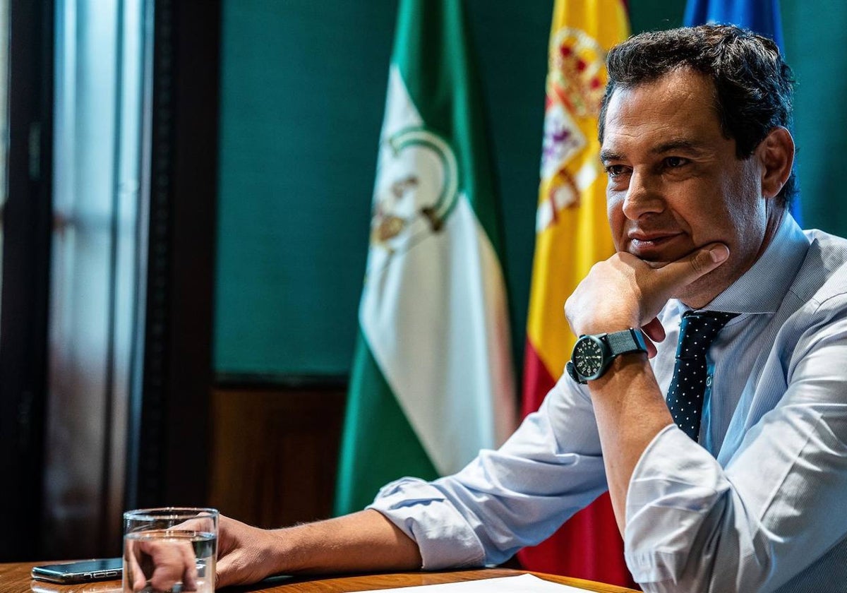 Juanma Moreno, presidente de la Junta de Andalucía