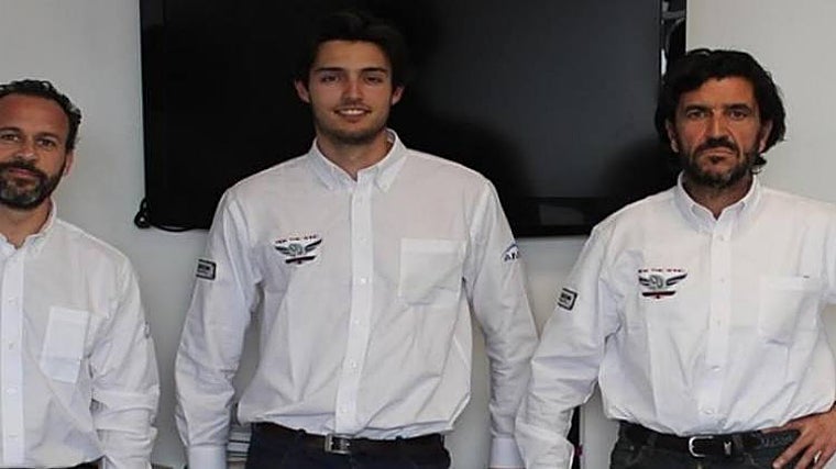 Los socios fundadores de Scoobic: el abogado José Enrique Díaz Buzón, el ingeniero Pablo Marfil Serrano y el empresario José María Gómez