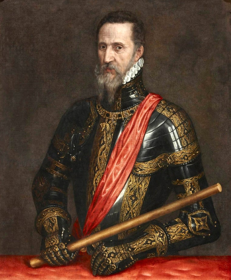 Antonio Moro. Don Fernando Álvarez de Toledo, III duque de Alba. 1549. Hispanic Society of America. Nueva York. Wikimedia Commons