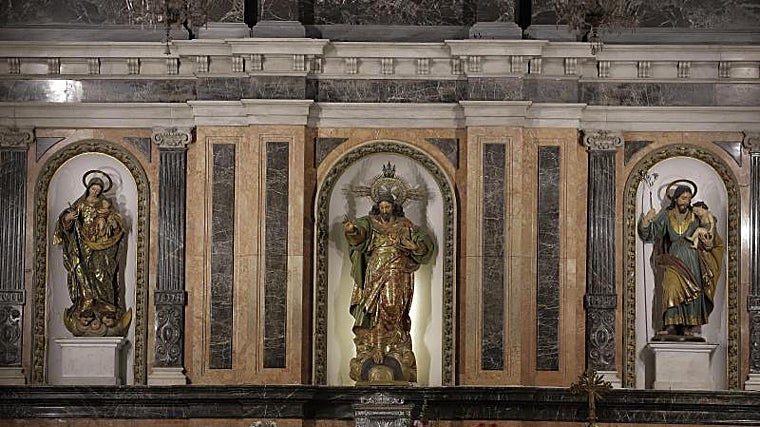 Detalle del altar mayor