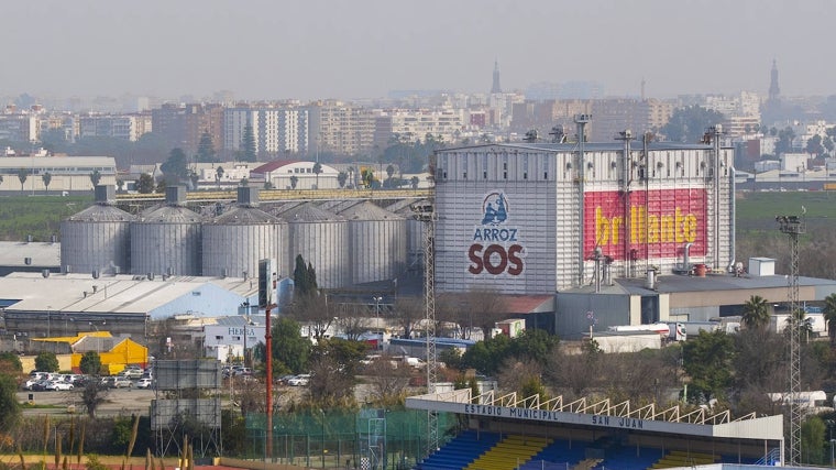 Planta del grupo Ebro Foods en San Juan de Aznalfarache (Sevilla)