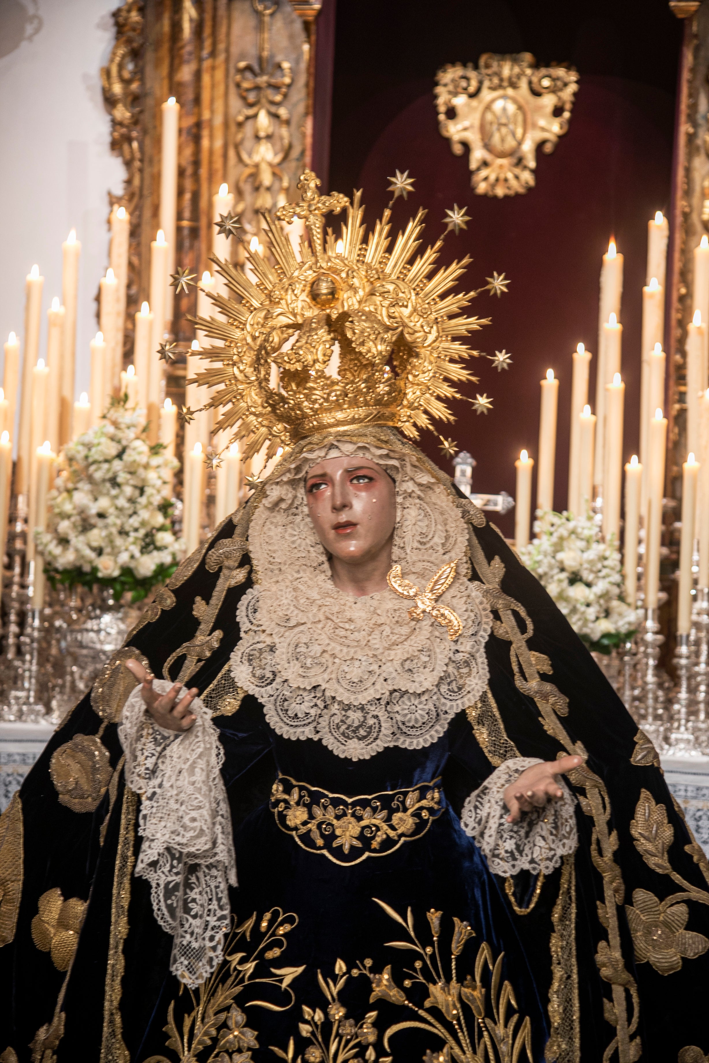 La Virgen del Mayor Dolor en su Soledad de la Carretería