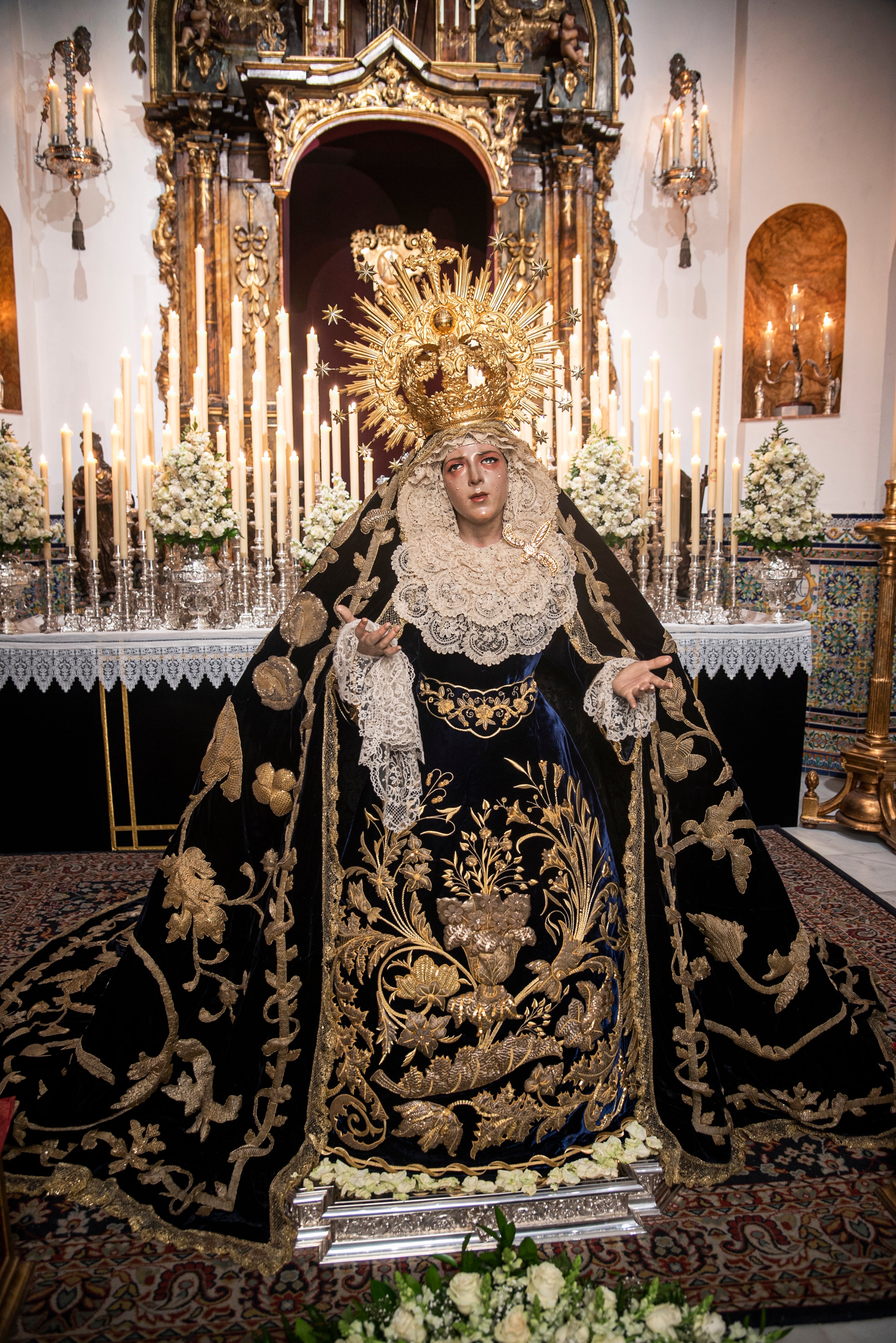 La Virgen del Mayor Dolor en su Soledad de la Carretería