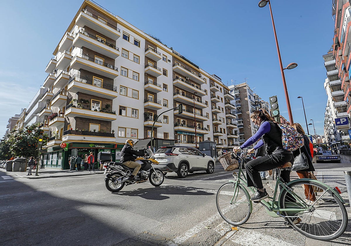 Una de las calles propuestas para la construcción de aparcamientos es Virgen de Luján, en el barrio de Los Remedios