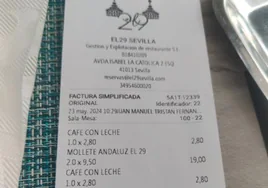 Cuenta viral del desayuno en el resturante El 29 de Sevilla