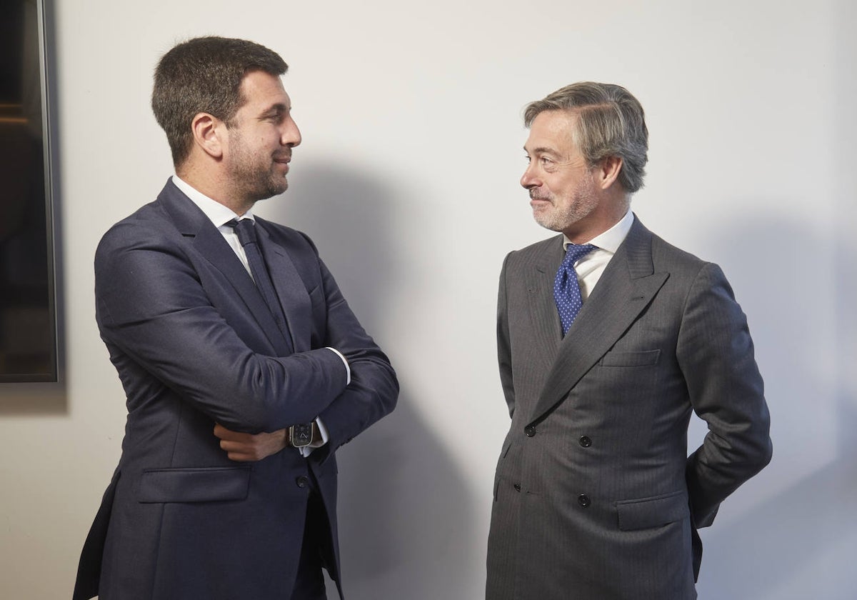 Enrique Riquelme, presidente de Coxabengoa, e Ignacio Moreno, CEO de la firma