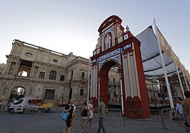 Imágenes de los preparativos para el Corpus Christi 2024 en Sevilla