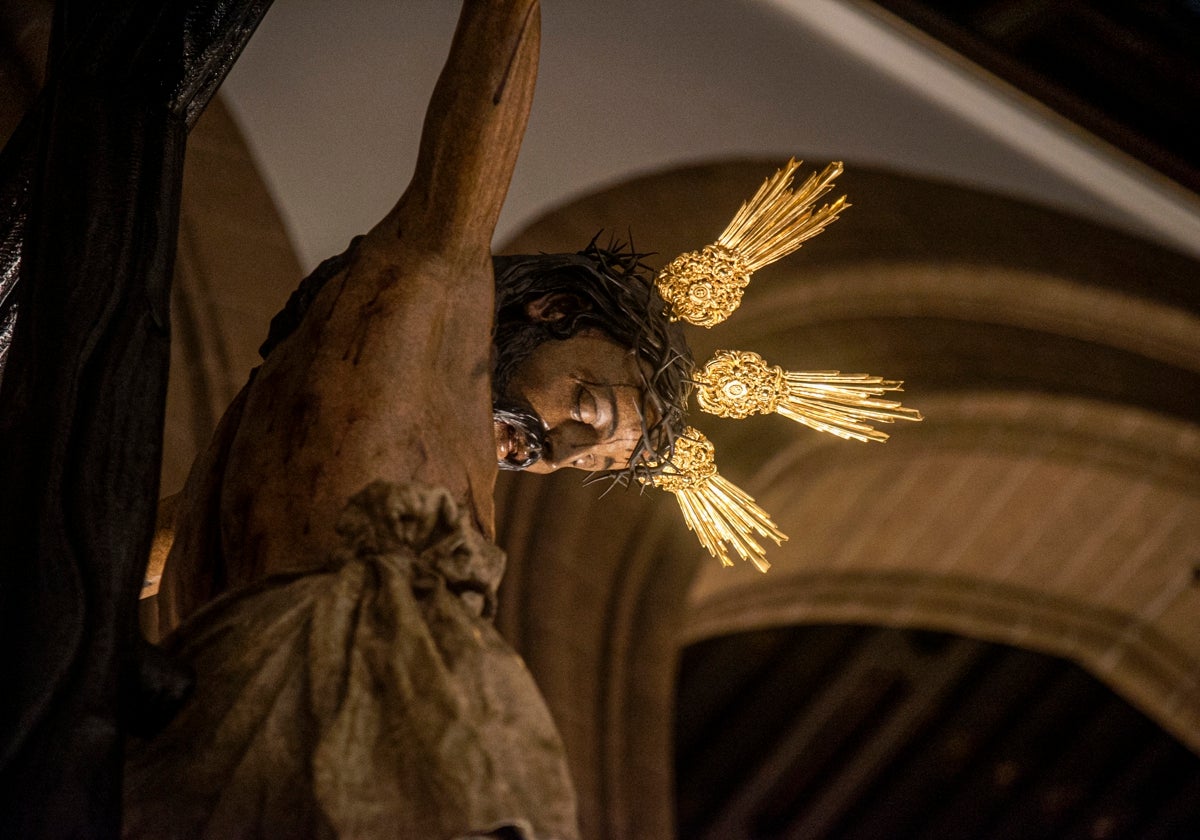 El Cristo de Burgos en su paso