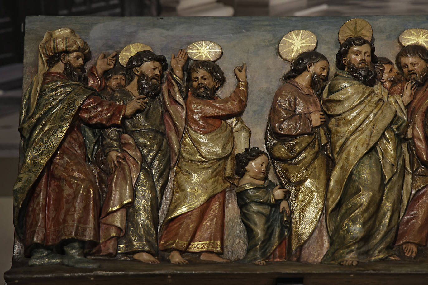 La exposición 'Splendor Lapidis. Trabajos de restauración en la Iglesia del Sagrario de la Catedral de Sevilla 2019–2023', en la Fundación Cajasol de Sevilla