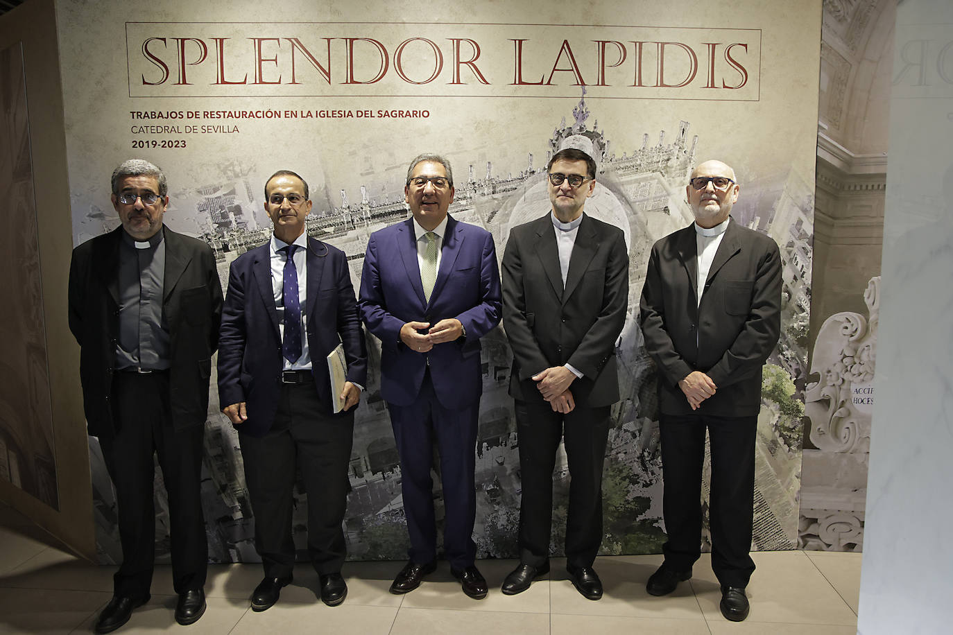 La exposición 'Splendor Lapidis. Trabajos de restauración en la Iglesia del Sagrario de la Catedral de Sevilla 2019–2023', en la Fundación Cajasol de Sevilla