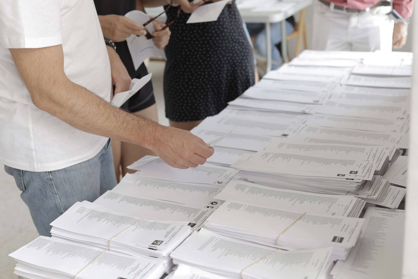 Ambiente tranquilo durante esta jornada electoral en Sevilla