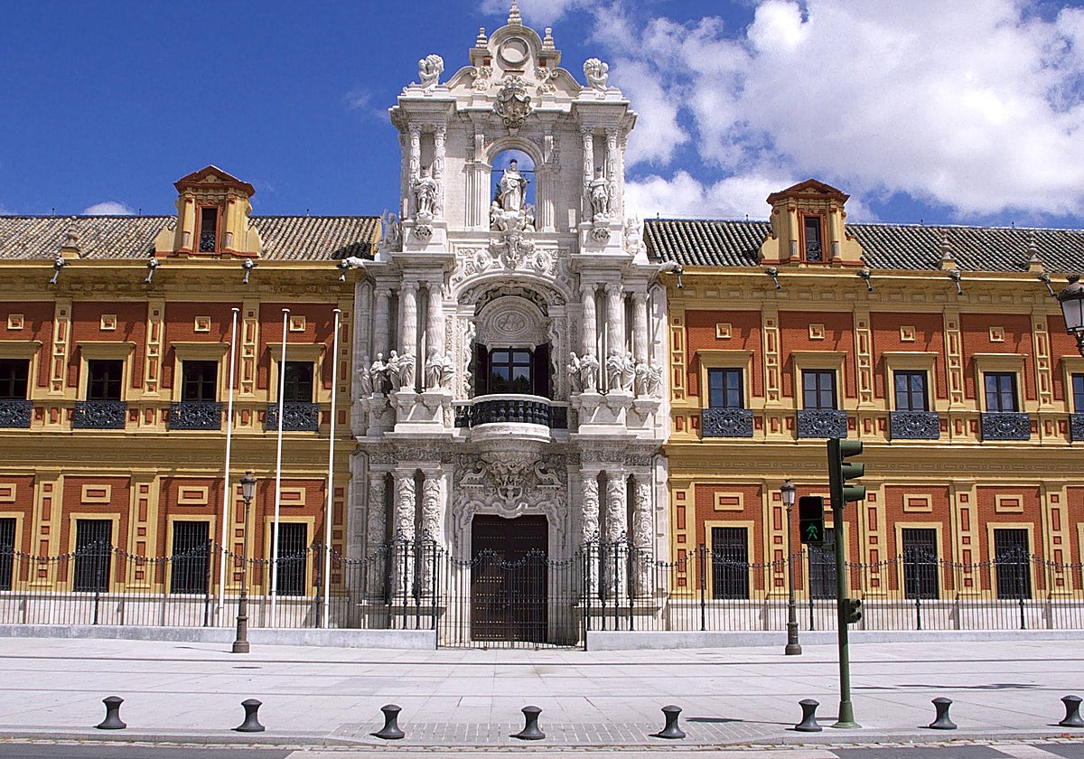 Fachada del Palacio de San Telmo de Sevilla