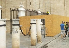 Comienza la última fase de la intervención de la fachada renacentista de la Catedral de Sevilla