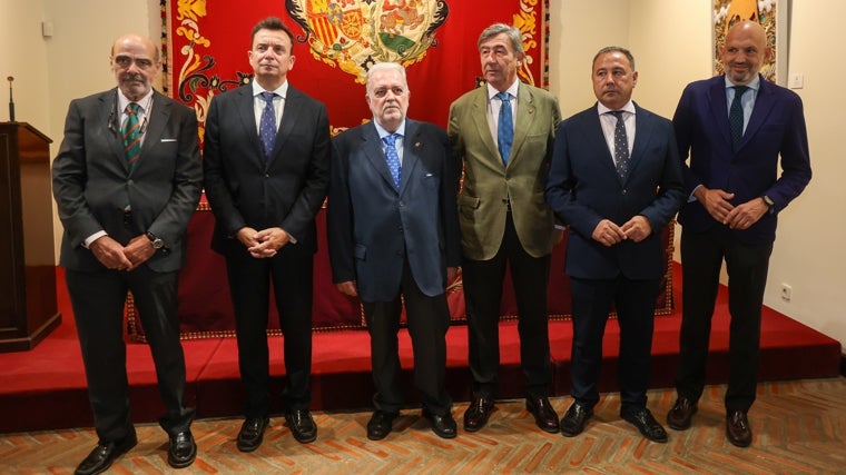 José Juan Morales, Emilio Ponce, Jesús Contreras, Santiago de León, Ricardo Sánchez y Manuel Alés