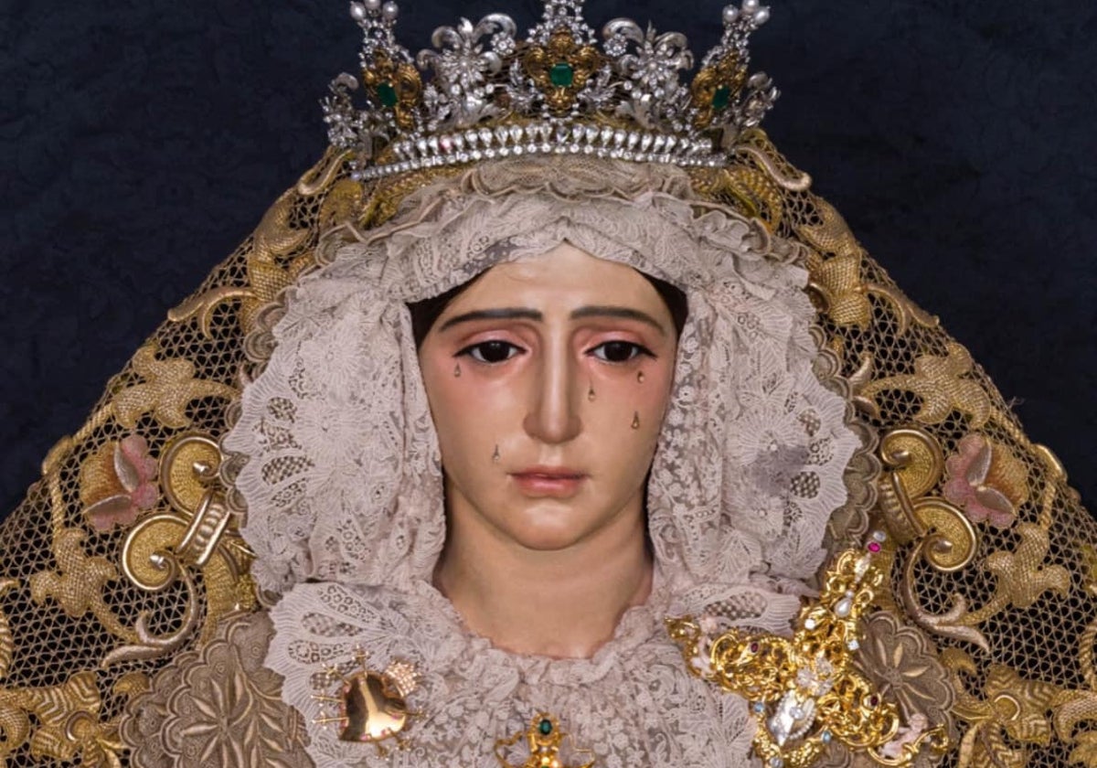 Virgen de los Dolores de Brenes, preparada para el triduo extraordinario