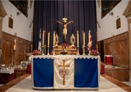 Las imágenes de la función votiva del Santo Crucifijo de San Agustín