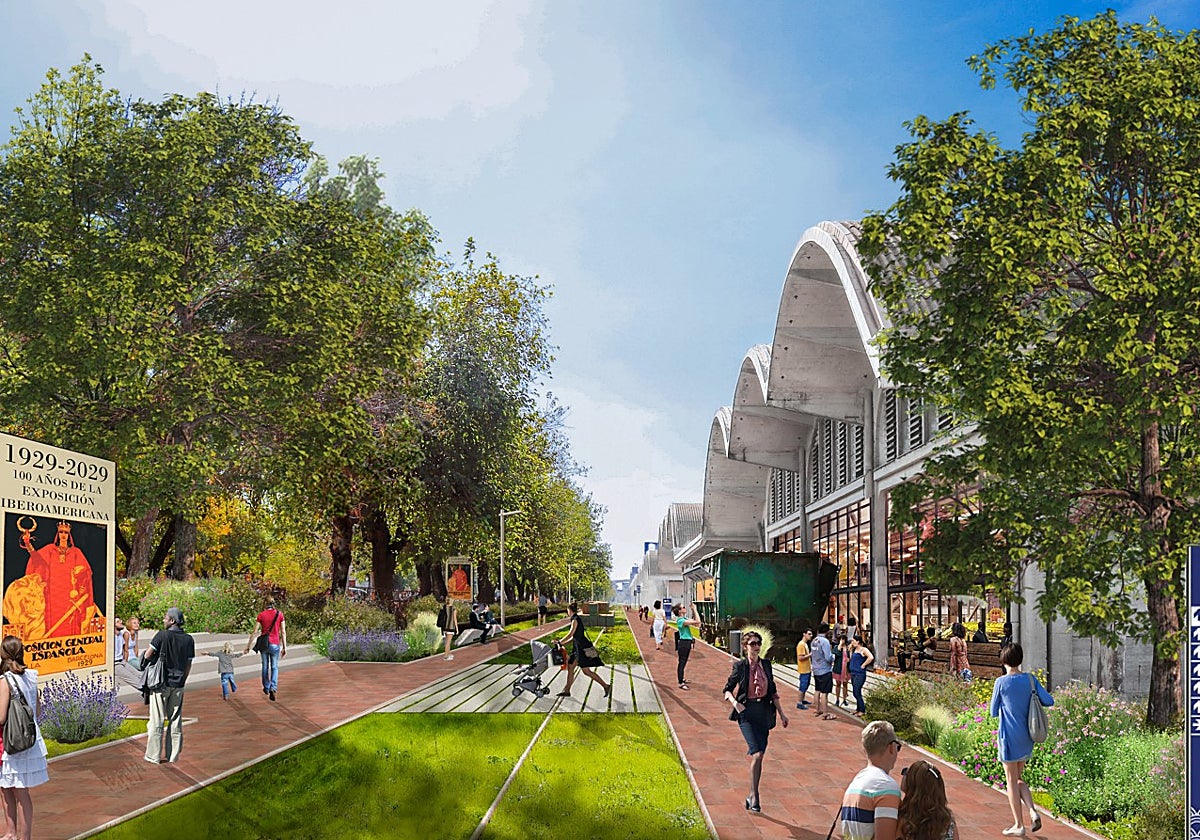 Recreación virtual de cómo quedará el nuevo distrito portuario