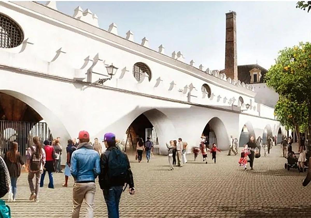 Recreación de la reforma de las Atarazanas