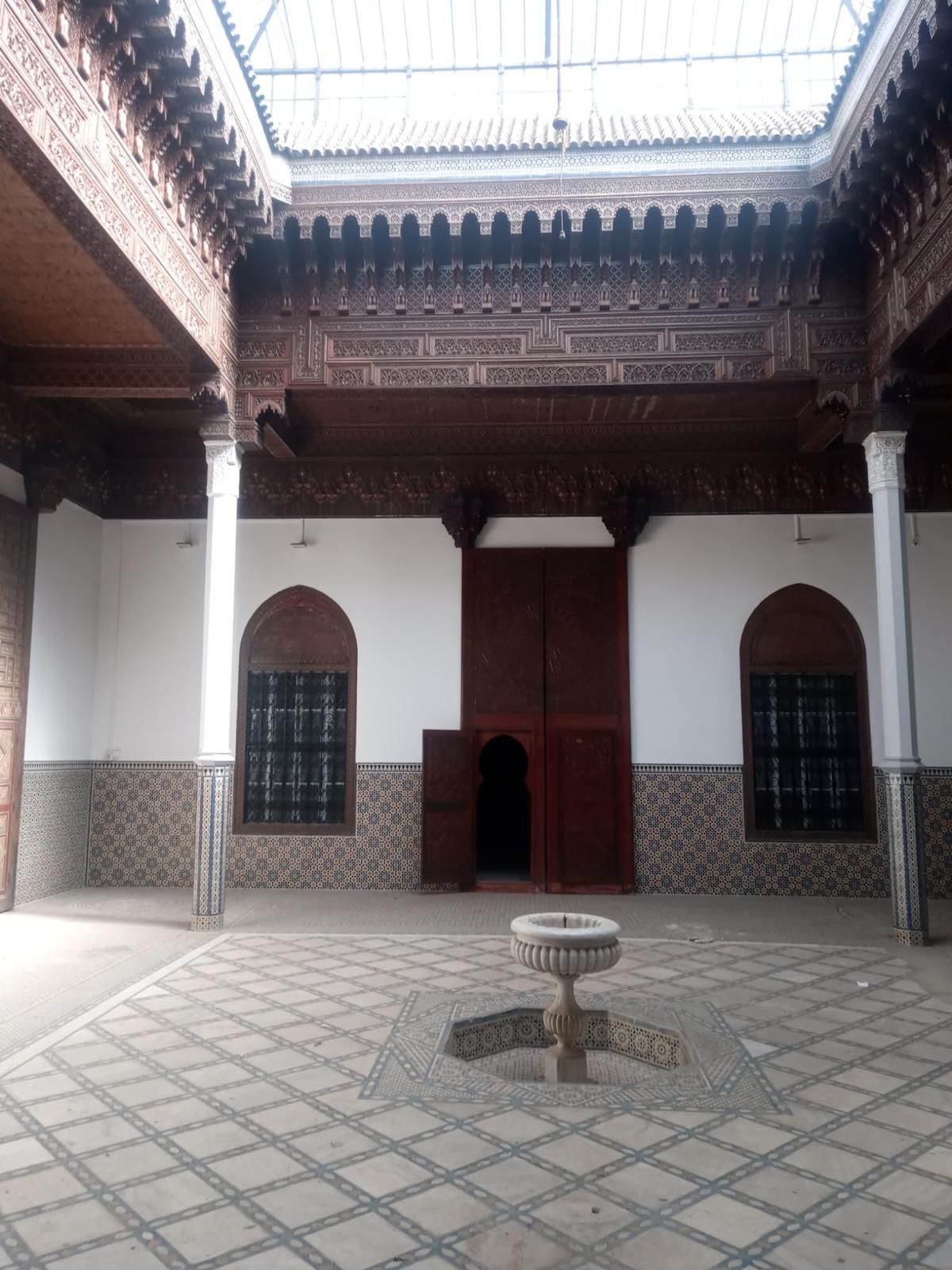 En imágenes, el estado en el que ha quedado el Pabellón de Marruecos de la Exposición del 29