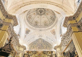 La Caridad quiere acometer la restauración de los frescos en paralelo al arreglo de las grietas