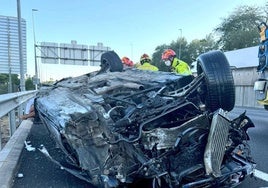 Muere una persona y otra se encuentra en estado crítico por un accidente en la A-49 en Camas