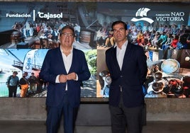 La Fundación Cajasol y la Fundación Nao Victoria acercan la Primera Vuelta al Mundo a colectivos sociales y a los centros escolares