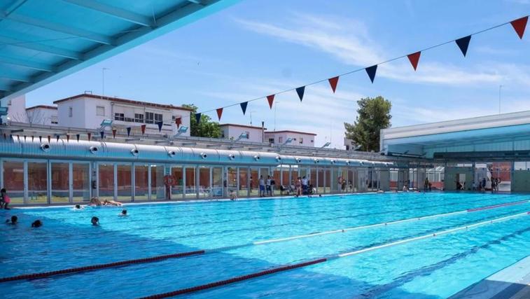 Imagen de la piscina municipal del Tiro de Línea