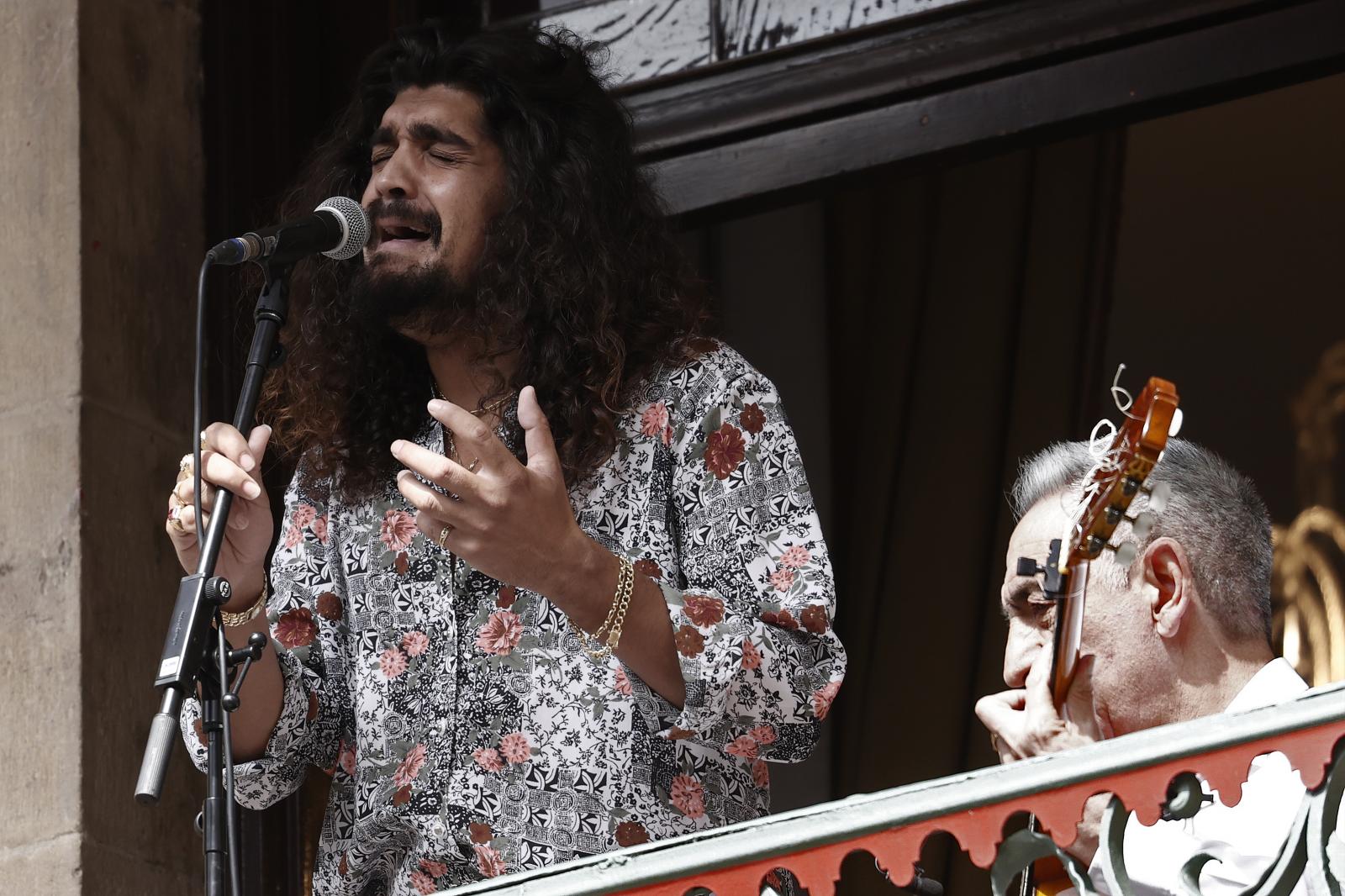 El cantaor Israel Fernández, en una actuación reciente