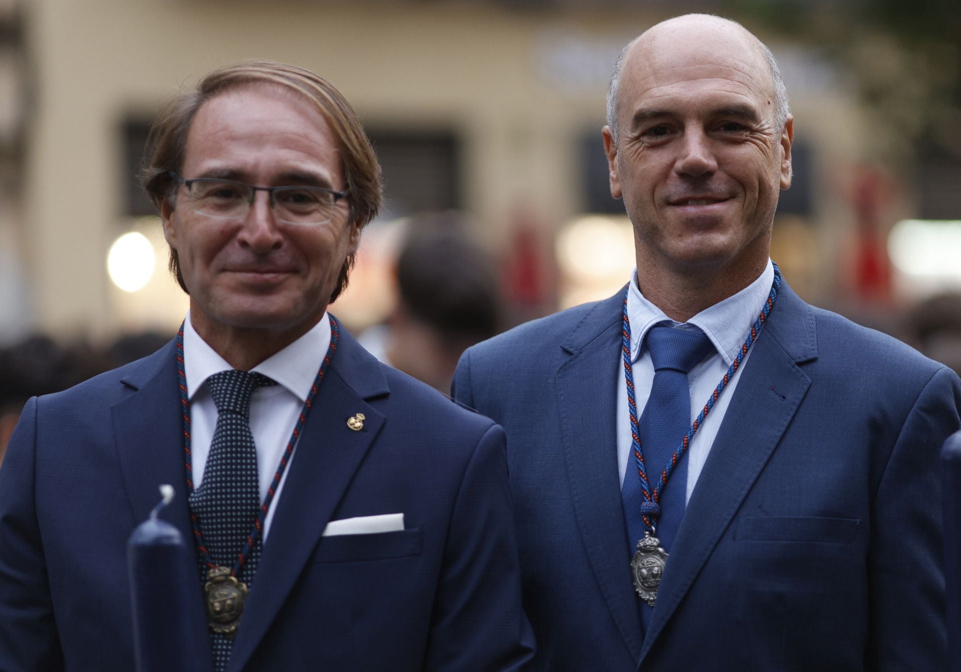 Un momento del traslado  a la Catedral este sábado de la Piedad de la Hermandad del Baratillo