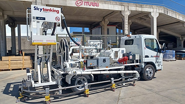 Las unidades de Iturri son eléctricas y se emplean para repostar el queroseno, que es el combustible de los aviones