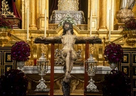 Las imágenes de la reposición al culto del Cristo de la Salud de Montesión